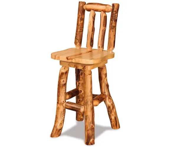 Swivel Bar Stool with Back
