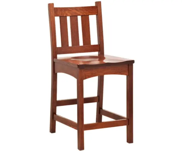 Vintage Mission Barstool