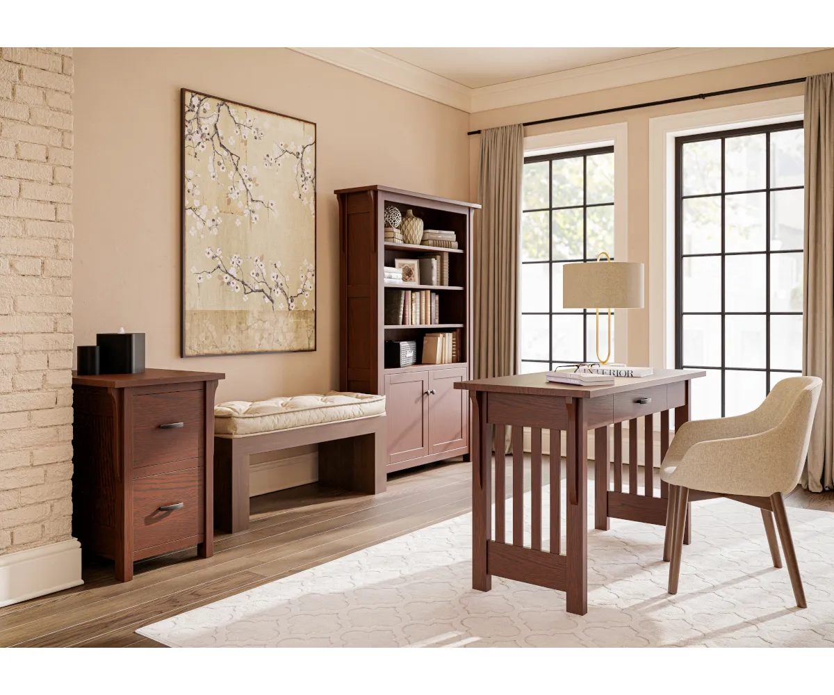 Boston Bookcase with Bottom Doors - Image 2