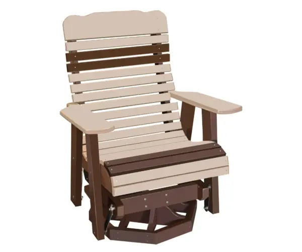 2' High Curve Back Swivel Glider