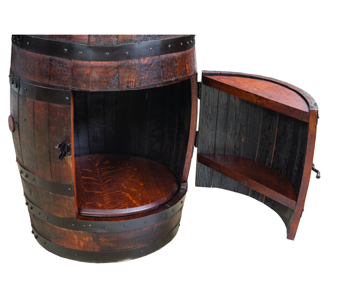 7 Bottle Barrel Hutch - Image 2
