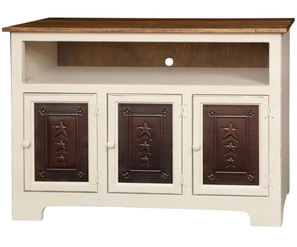 Plasma TV Cabinet With Tin Doors