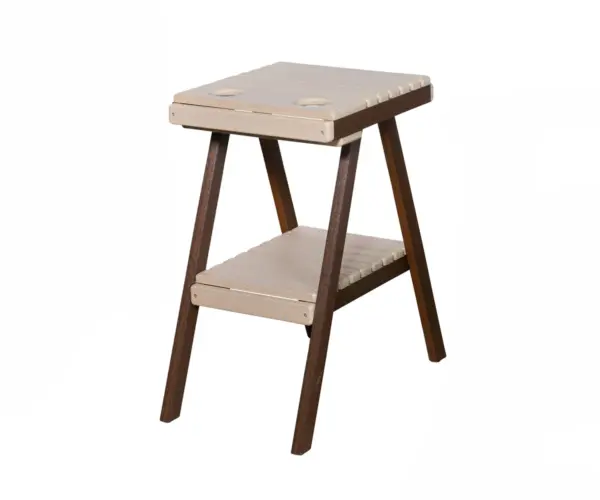 Slatted Balcony End Table