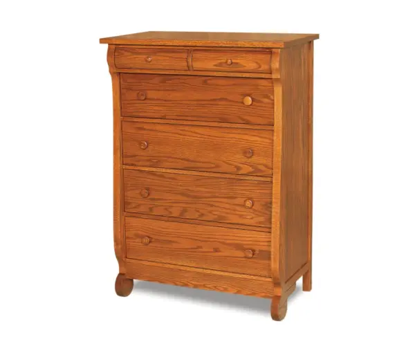 Old Classic Sleigh 6 Drawer Chest