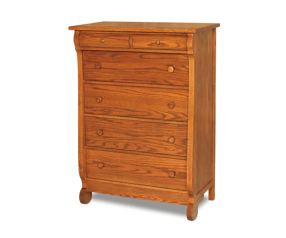 Old Classic Sleigh 6 Drawer Chest