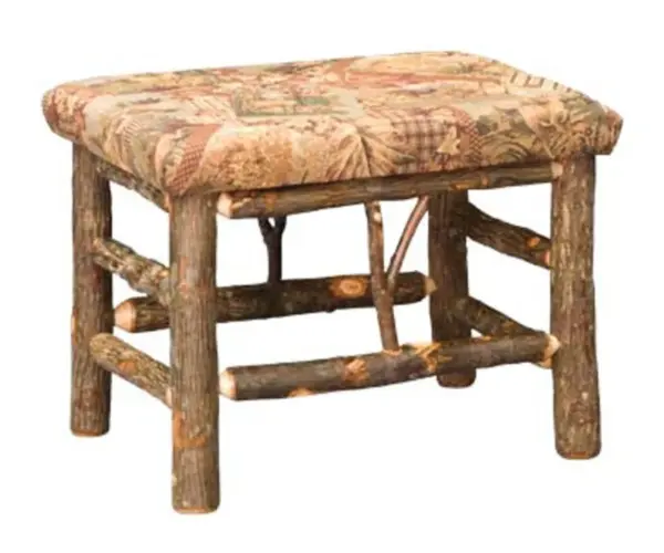 24" Bench With Fabric Seat