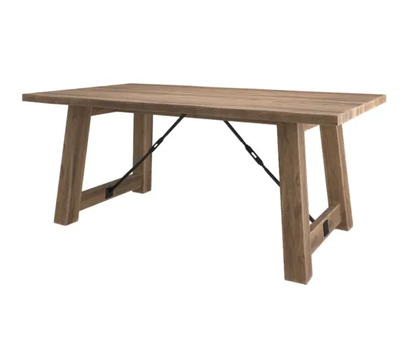 Live Edge #401 Settlers Trestle Base Table