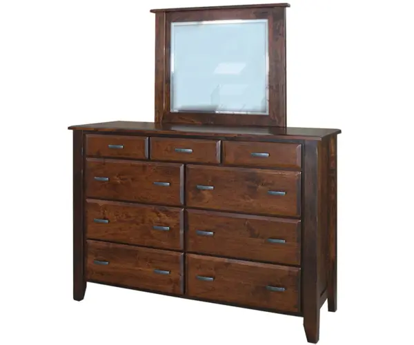 Ashton 9 Drawer Mule Dresser with Wide Drawer