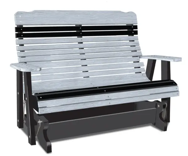 4' High Curve Back Glider