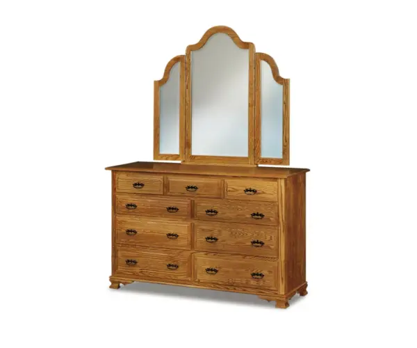 Heritage 9 Drawer Dresser - 66"W
