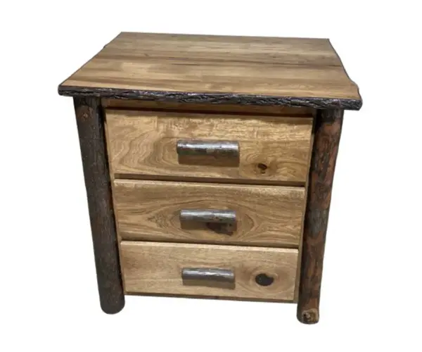 Bear Lodge 3 Drawer Nightstand