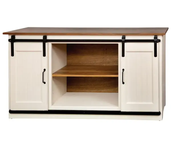 Barn Door TV Cabinet - 60"W