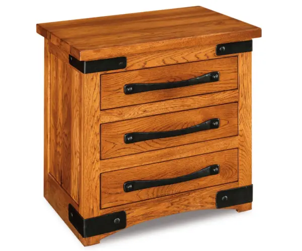 Orewood 3 Drawer Nightstand - 25"W