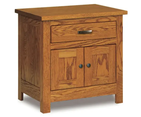 Flush Mission 1 Drawer 2 Door Nightstand