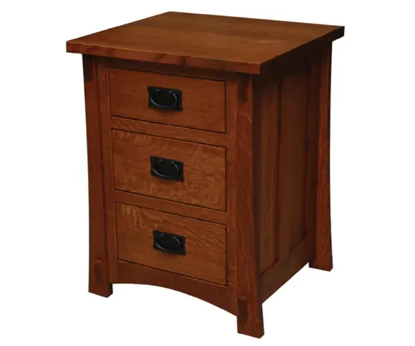 Dutch Country 3 Drawer Nightstand - 21"W