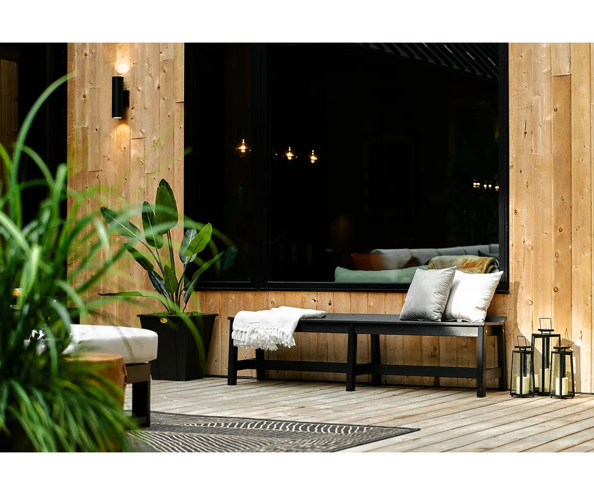 Café Dining Bench - 72"W - Image 3