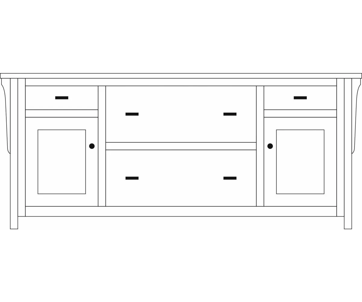 Boston Credenza - 72"W - Image 3