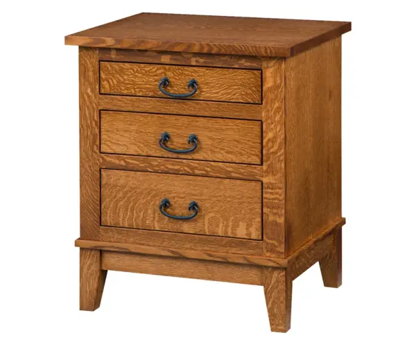 Sierra Mission 3 Drawer Nightstand
