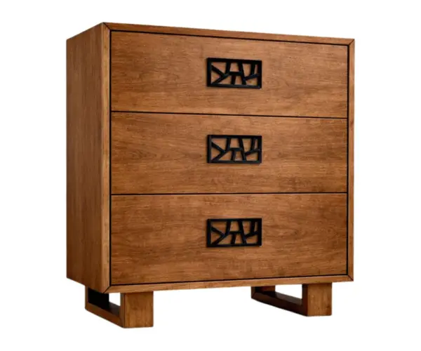Metropolitan 3 Drawer Nightstand