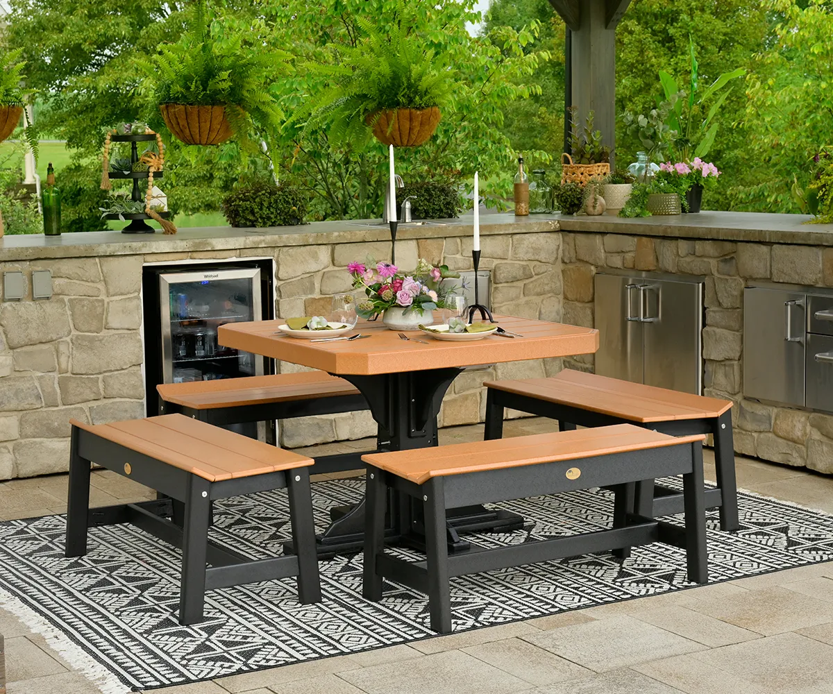 Café Dining Bench - 41"W - Image 3