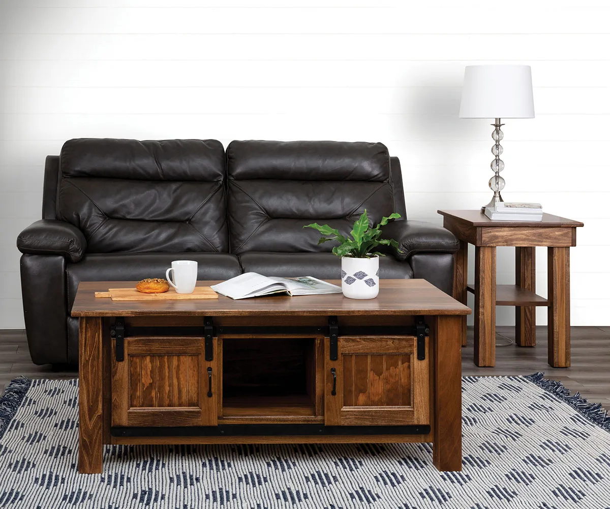Barn Door Plasma TV Cabinet - Image 2