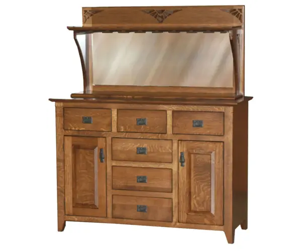Cameo Buffet with Wine Rack