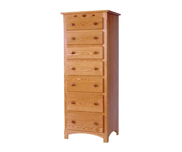 Century Mission 7 Drawer Lingerie Chest