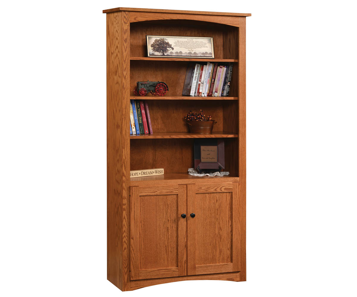 Shaker Bookcase With Doors - Image 2