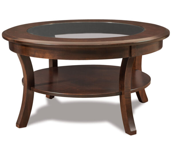 Sierra Round Glass Top Coffee Table