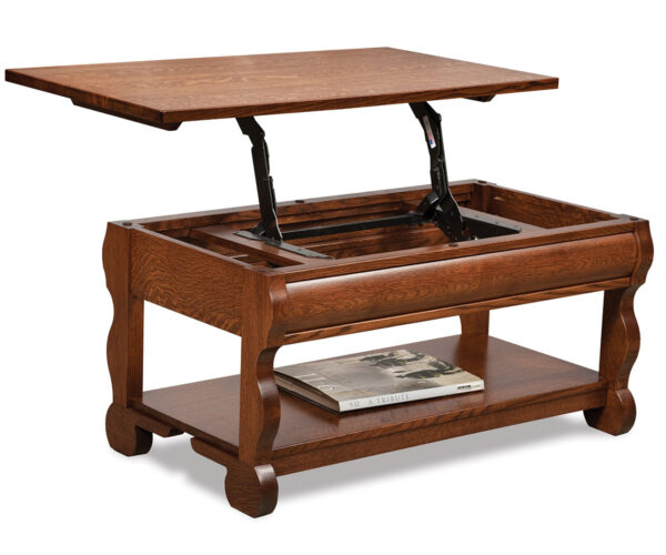 Old Classic Sleigh Lift Top Coffee Table