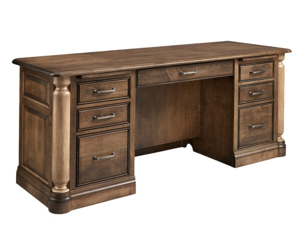 London Desk with Finished Back