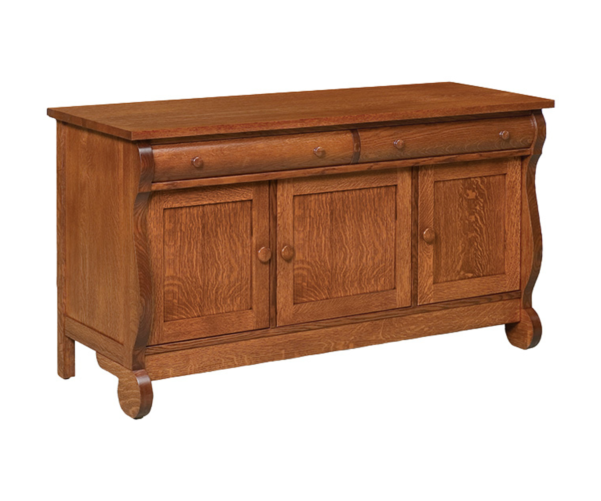 Old Classic Sleigh Media Stand - 60"W - Image 2