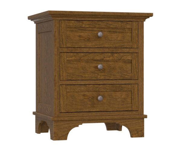 Arlington 3 Drawer Nightstand