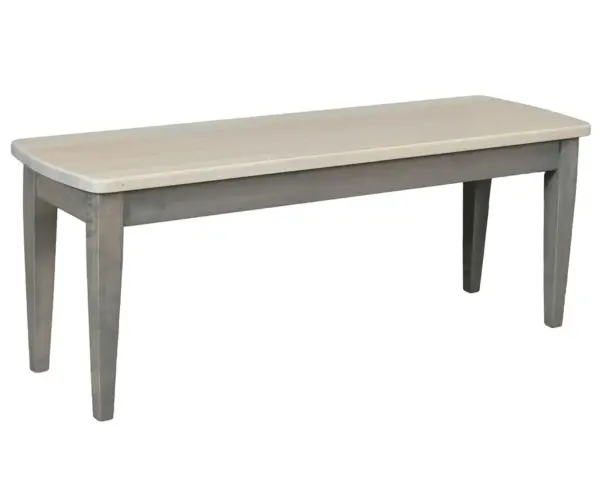 Bowed End Shaker Leg Bench