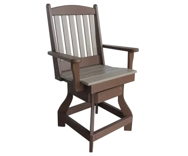 Swivel Counter Arm Chair