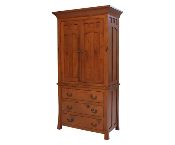 Bridgeport Mission 3 Drawer Armoire