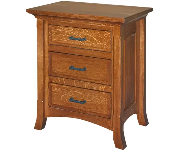 Homestead 3 Drawer Nightstand