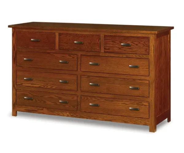 Flush Mission 9 Drawer Dresser