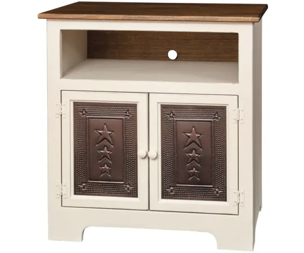 TV Cabinet With Tin Doors