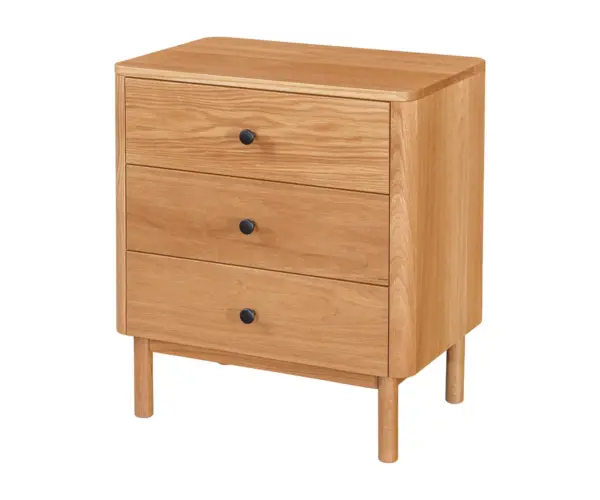 Ledo 3 Drawer Nightstand