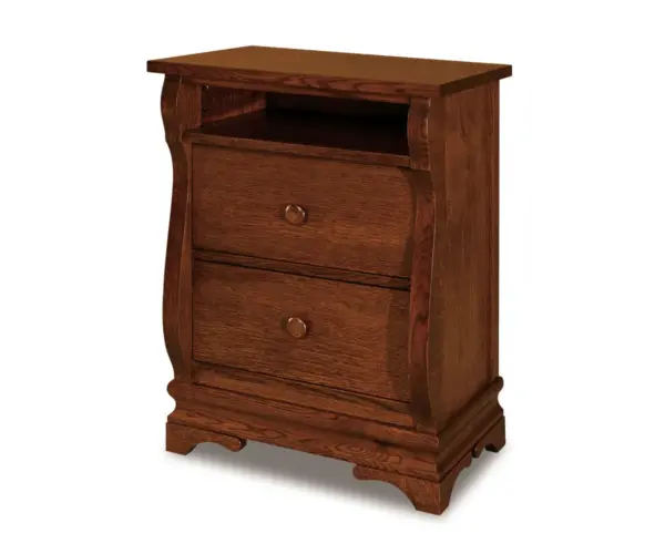 Chippewa Sleigh 2 Drawer Nightstand - 25¼"W