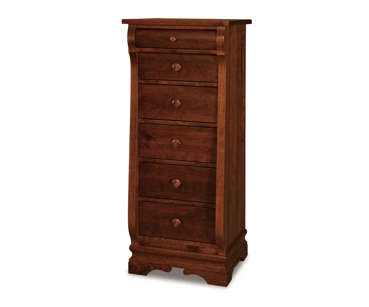 Chippewa Sleigh 6 Drawer Lingerie Chest
