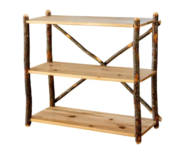 Hickory 3 Shelf Stand