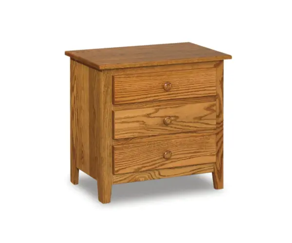 Shaker 3 Drawer Nightstand - 25"W