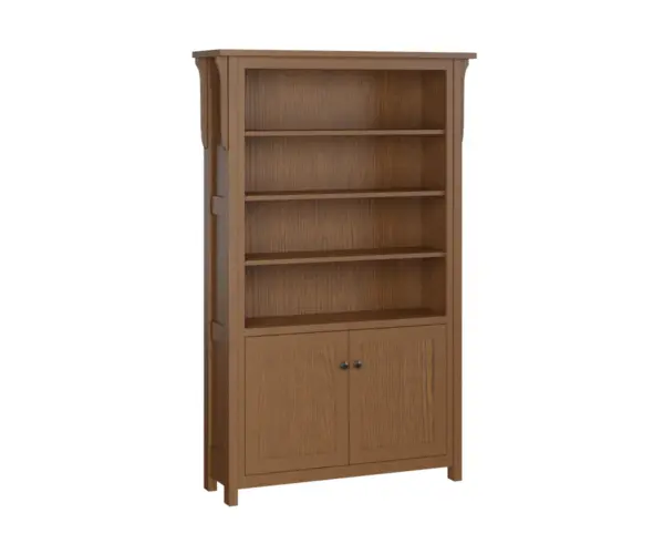 Boston Bookcase with Bottom Doors