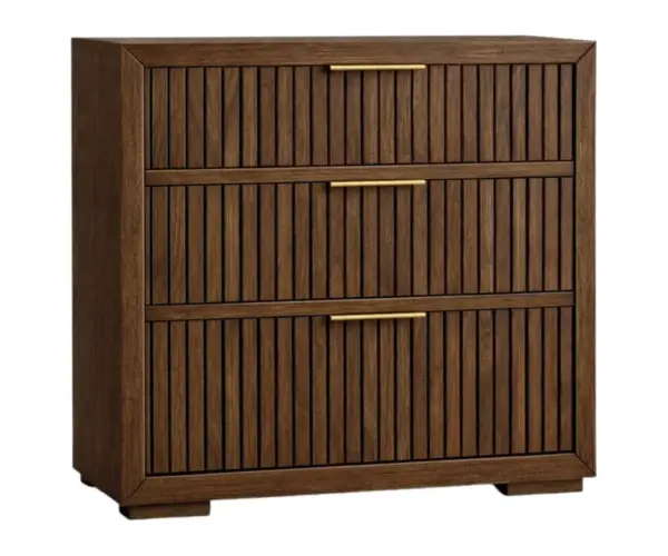 Cosmopolitan Loft 3 Drawer Nightstand