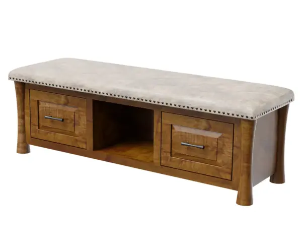 Oakdale Bed Bench with Cushion Top
