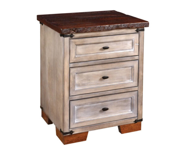 Farmhouse Heritage Three Drawer Nightstand