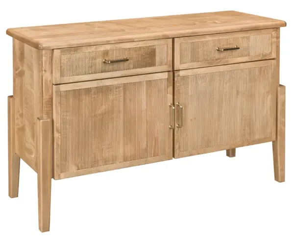 Century Sofa Table with Reeded Front