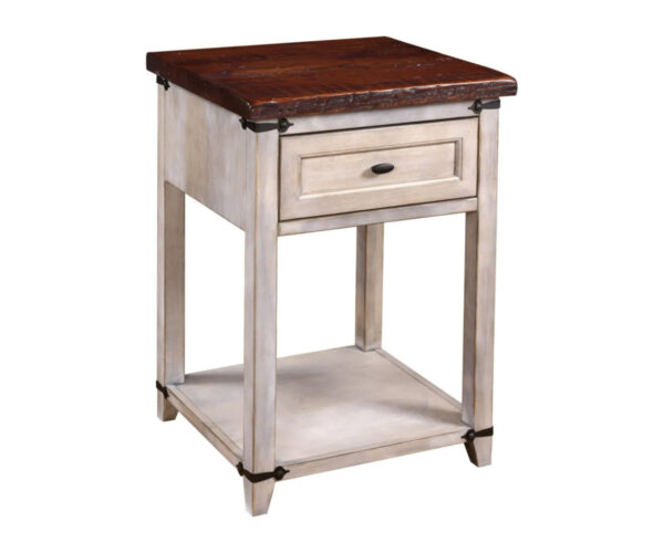Farmhouse Heritage One Drawer Open Nightstand
